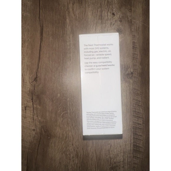 Google Nest Thermostat Smart for Home Programmable WiFi Charcoal G4CVZ - Picture 2 of 5